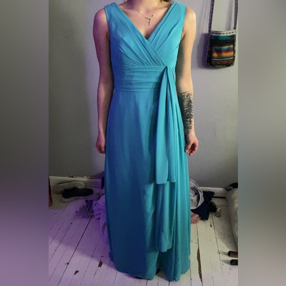 Blue/turquoise formal dress